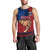 Polynesian Pride Father Day Samoa Men Tank Top Manuia le Aso Sa o Tama Red Version LT14 - Polynesian Pride