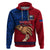 Custom Father Day Samoa Hoodie Manuia le Aso Sa o Tama Red Version LT14 Pullover Hoodie Red - Polynesian Pride