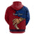 Custom Father Day Samoa Hoodie Manuia le Aso Sa o Tama Red Version LT14 - Polynesian Pride