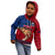 Personalised Father Day Samoa Kid Hoodie Manuia le Aso Sa o Tama Red Version LT14 - Polynesian Pride