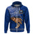 Polynesian Pride Father Day Samoa Hoodie Manuia le Aso Sa o Tama Blue Version LT14 - Polynesian Pride