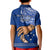 Polynesian Pride Father Day Samoa Kid Polo Shirt Manuia le Aso Sa o Tama Blue Version LT14 - Polynesian Pride