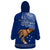 Polynesian Pride Father Day Samoa Wearable Blanket Hoodie Manuia le Aso Sa o Tama Blue Version LT14 - Polynesian Pride