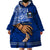 Polynesian Pride Father Day Samoa Wearable Blanket Hoodie Manuia le Aso Sa o Tama Blue Version LT14 - Polynesian Pride