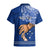 Personalised Father Day Samoa Hawaiian Shirt Manuia le Aso Sa o Tama Blue Version LT14 - Polynesian Pride