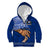 Personalised Father Day Samoa Kid Hoodie Manuia le Aso Sa o Tama Blue Version LT14 Zip Hoodie Blue - Polynesian Pride