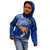 Personalised Father Day Samoa Kid Hoodie Manuia le Aso Sa o Tama Blue Version LT14 - Polynesian Pride