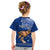 Personalised Father Day Samoa Kid T Shirt Manuia le Aso Sa o Tama Blue Version LT14 - Polynesian Pride