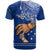 Custom Father Day Samoa T Shirt Manuia le Aso Sa o Tama Blue Version LT14 - Polynesian Pride