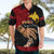 Polynesian Pride Father Day Papua New Guinea Hawaiian Shirt PNG I Love You Dad Black Version LT14 - Polynesian Pride