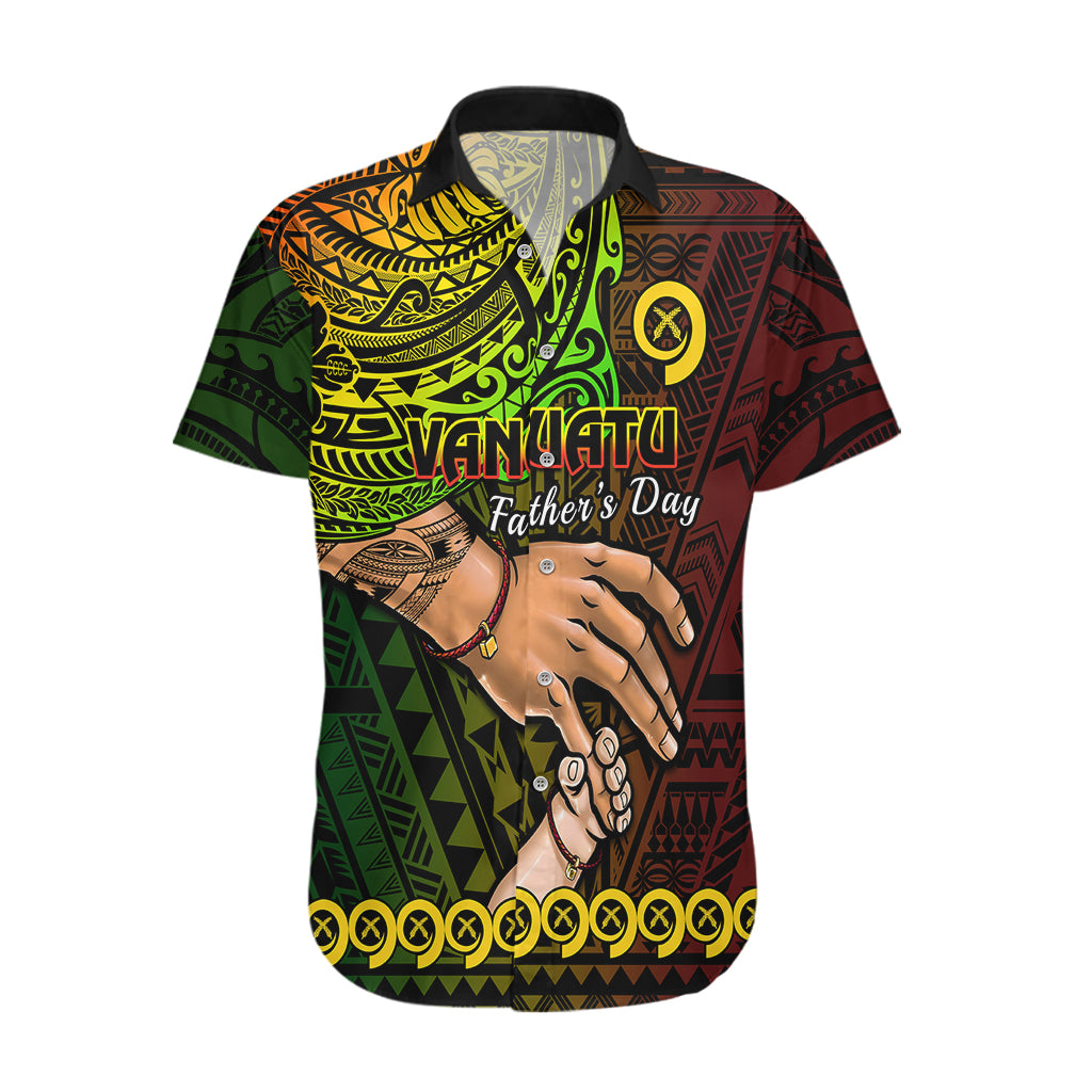 Polynesian Pride Father Day Vanuatu Hawaiian Shirt I Love You Dad Reggae Version LT14 Reggae - Polynesian Pride
