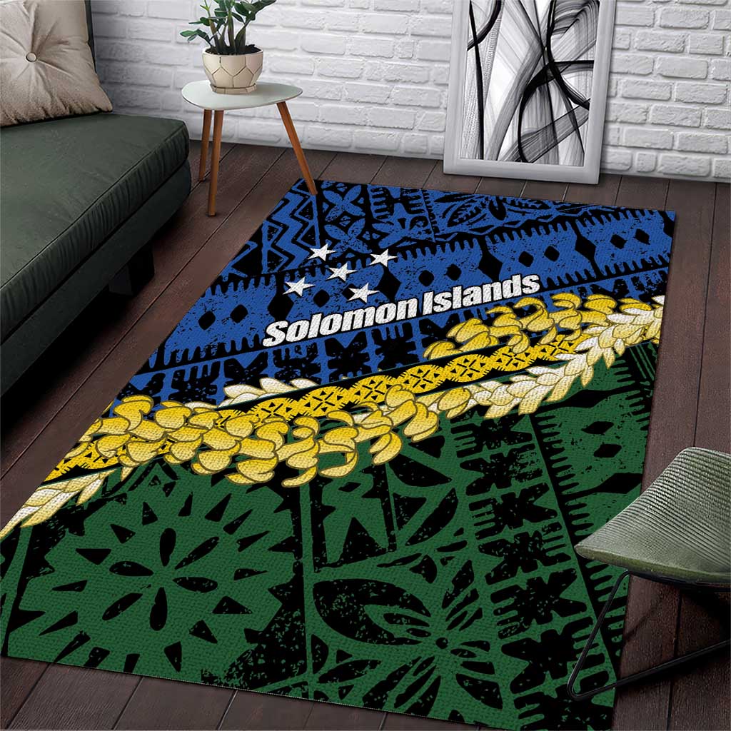 Halo Olaketa Solomon Islands Tapa Pattern Area Rug