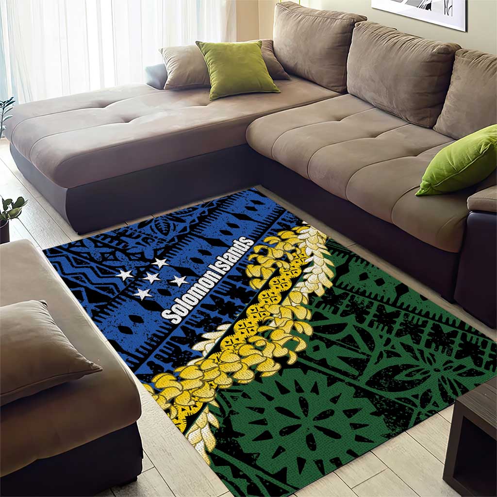 Halo Olaketa Solomon Islands Tapa Pattern Area Rug