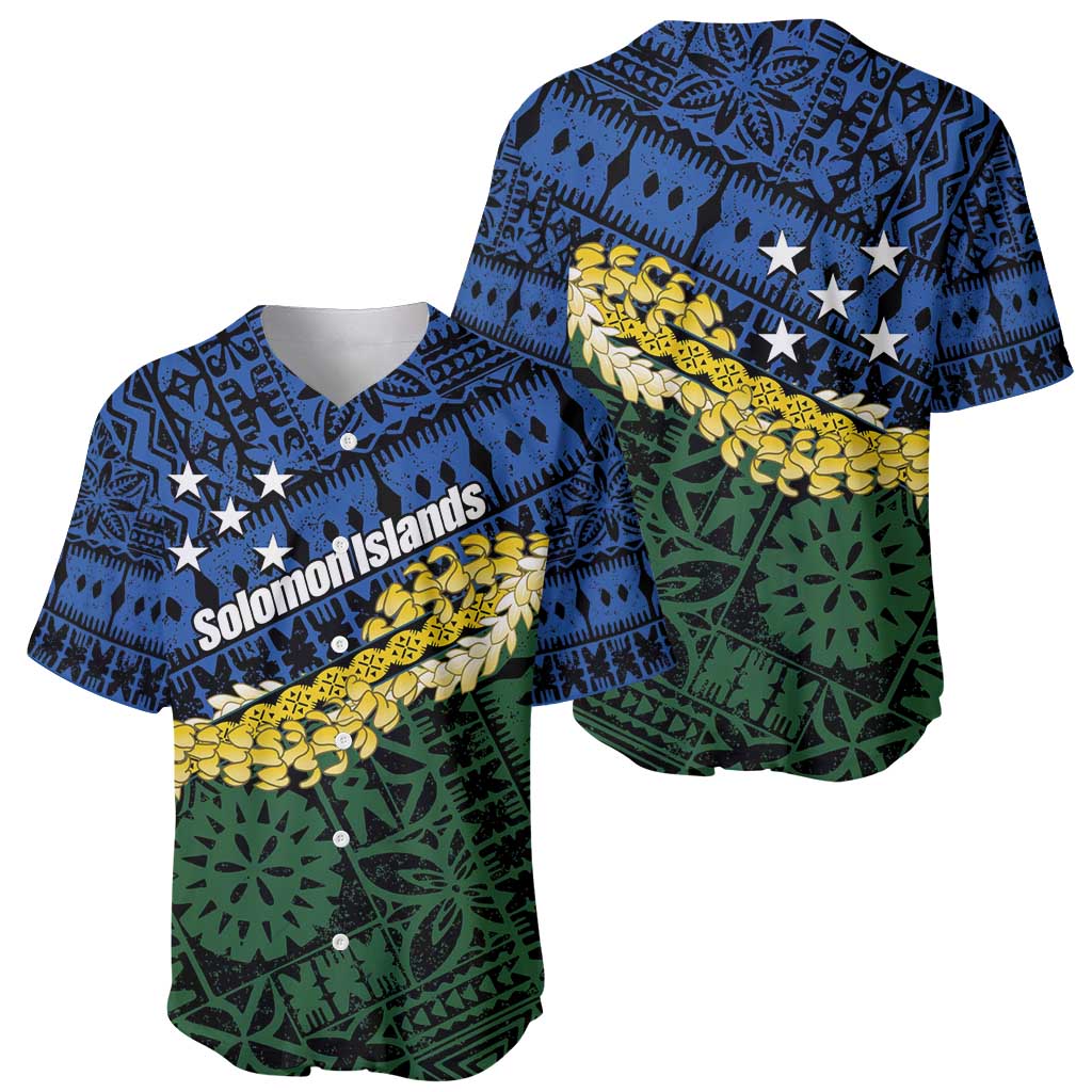 Halo Olaketa Solomon Islands Tapa Pattern Baseball Jersey