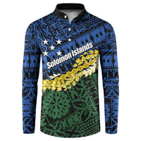 Halo Olaketa Solomon Islands Tapa Pattern Button Sweatshirt