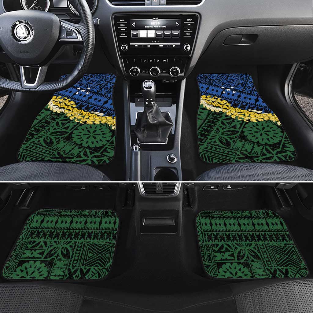 Halo Olaketa Solomon Islands Tapa Pattern Car Mats