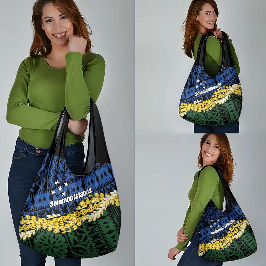 Halo Olaketa Solomon Islands Tapa Pattern Grocery Bag