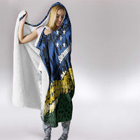 Halo Olaketa Solomon Islands Tapa Pattern Hooded Blanket