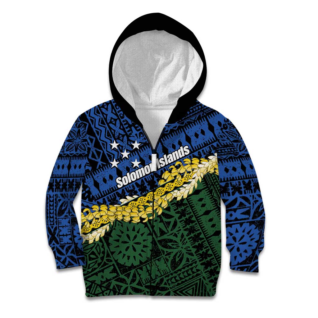 Halo Olaketa Solomon Islands Tapa Pattern Kid Hoodie