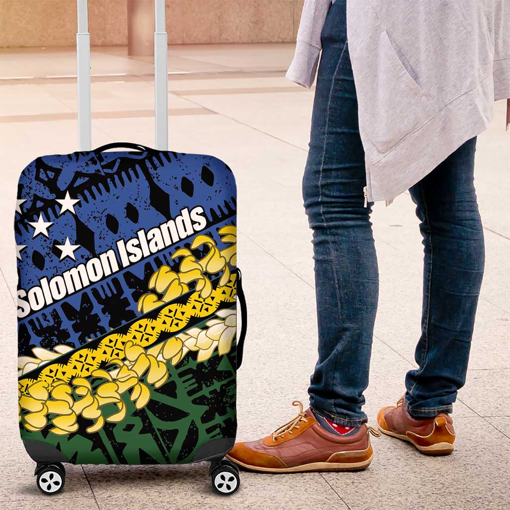 Halo Olaketa Solomon Islands Tapa Pattern Luggage Cover