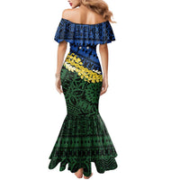 Halo Olaketa Solomon Islands Tapa Pattern Mermaid Dress