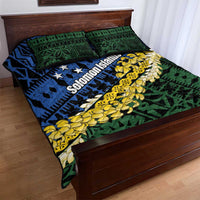 Halo Olaketa Solomon Islands Tapa Pattern Quilt Bed Set