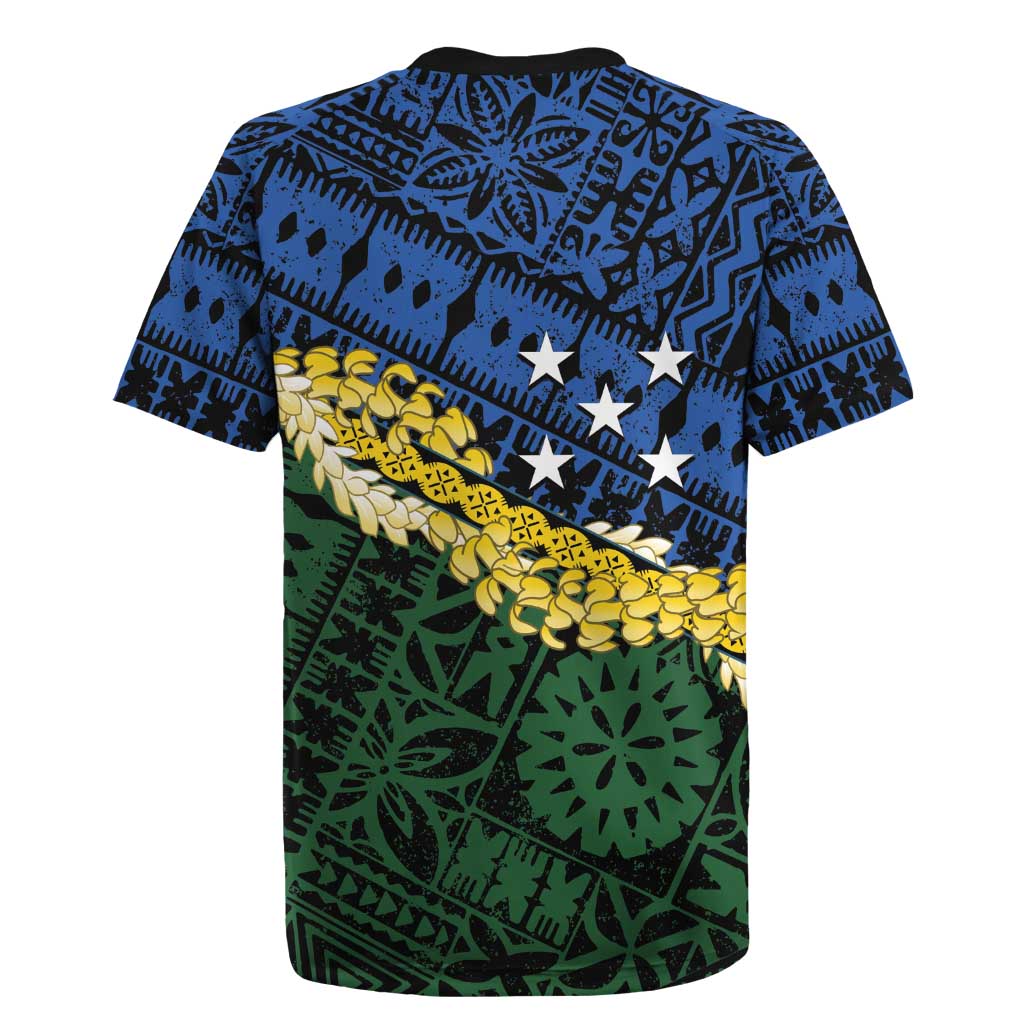 Halo Olaketa Solomon Islands Tapa Pattern Rugby Jersey