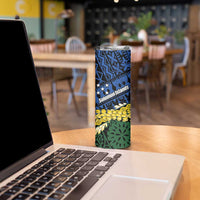 Halo Olaketa Solomon Islands Tapa Pattern Skinny Tumbler