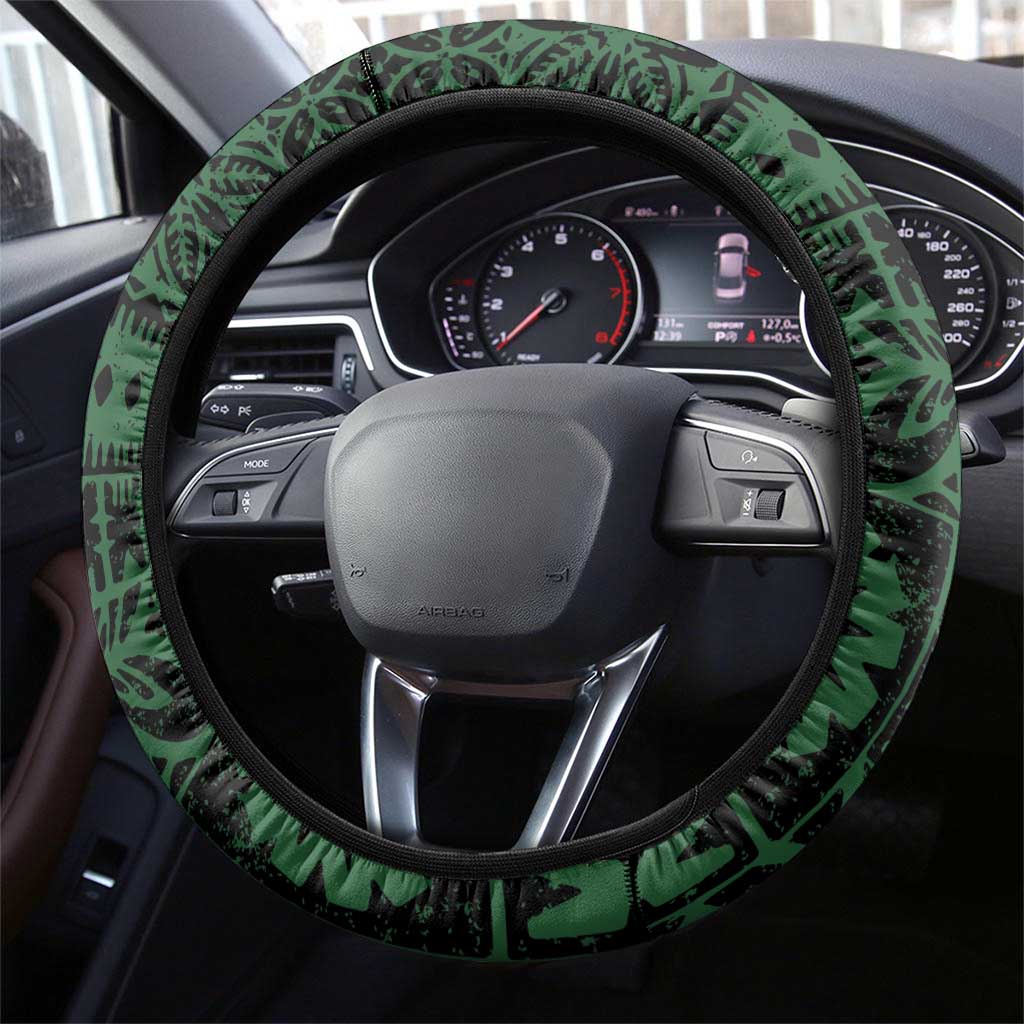 Halo Olaketa Solomon Islands Tapa Pattern Steering Wheel Cover