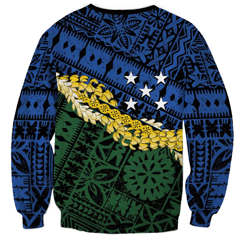 Halo Olaketa Solomon Islands Tapa Pattern Sweatshirt