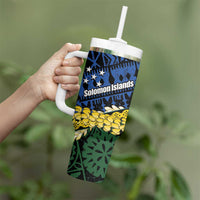 Halo Olaketa Solomon Islands Tapa Pattern Tumbler With Handle
