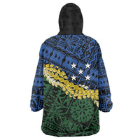Halo Olaketa Solomon Islands Tapa Pattern Wearable Blanket Hoodie