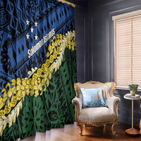 Halo Olaketa Solomon Islands Tapa Pattern Window Curtain