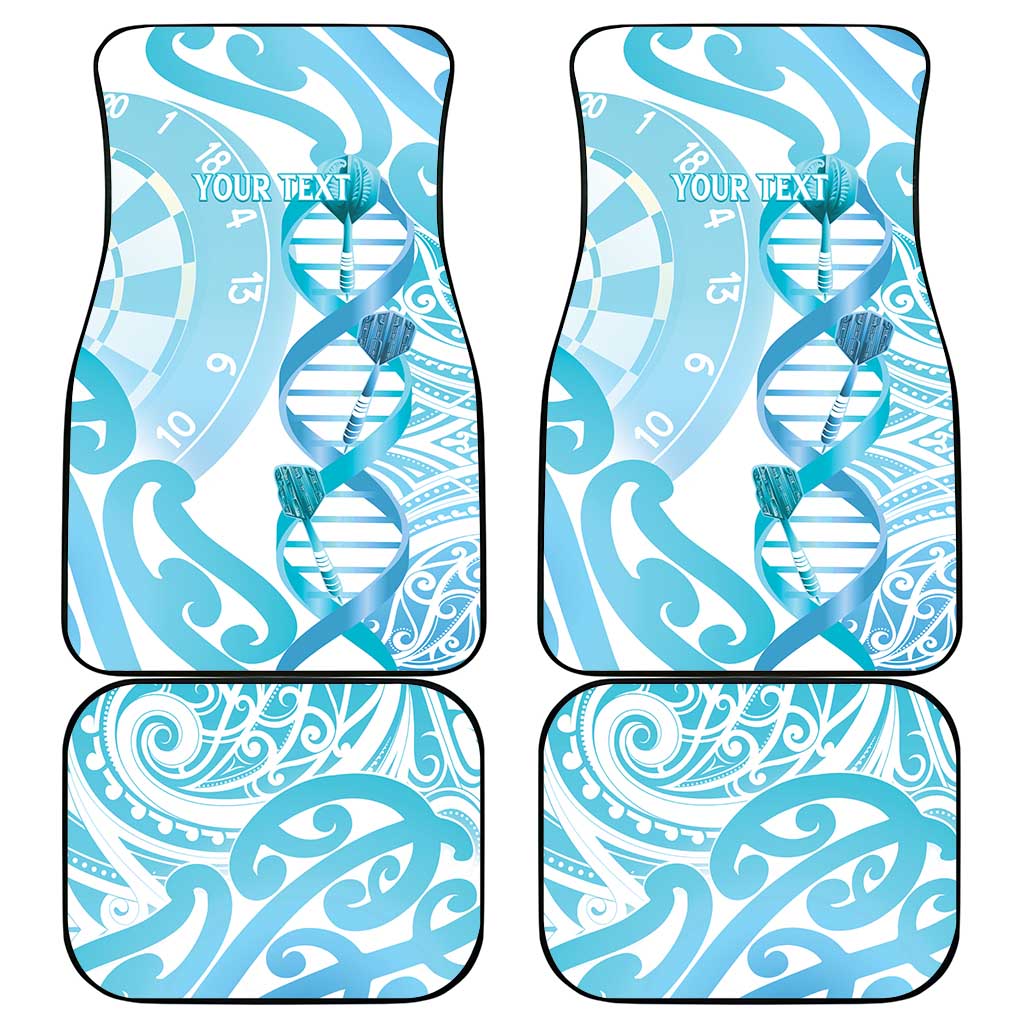 New Zealand Darts Car Mats Aotearoa Maori Its In My DNA White LT14 - Polynesian Pride
