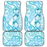New Zealand Darts Car Mats Aotearoa Maori Its In My DNA White LT14 - Polynesian Pride