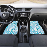 New Zealand Darts Car Mats Aotearoa Maori Its In My DNA White LT14 Set 2pcs - Front White - Polynesian Pride