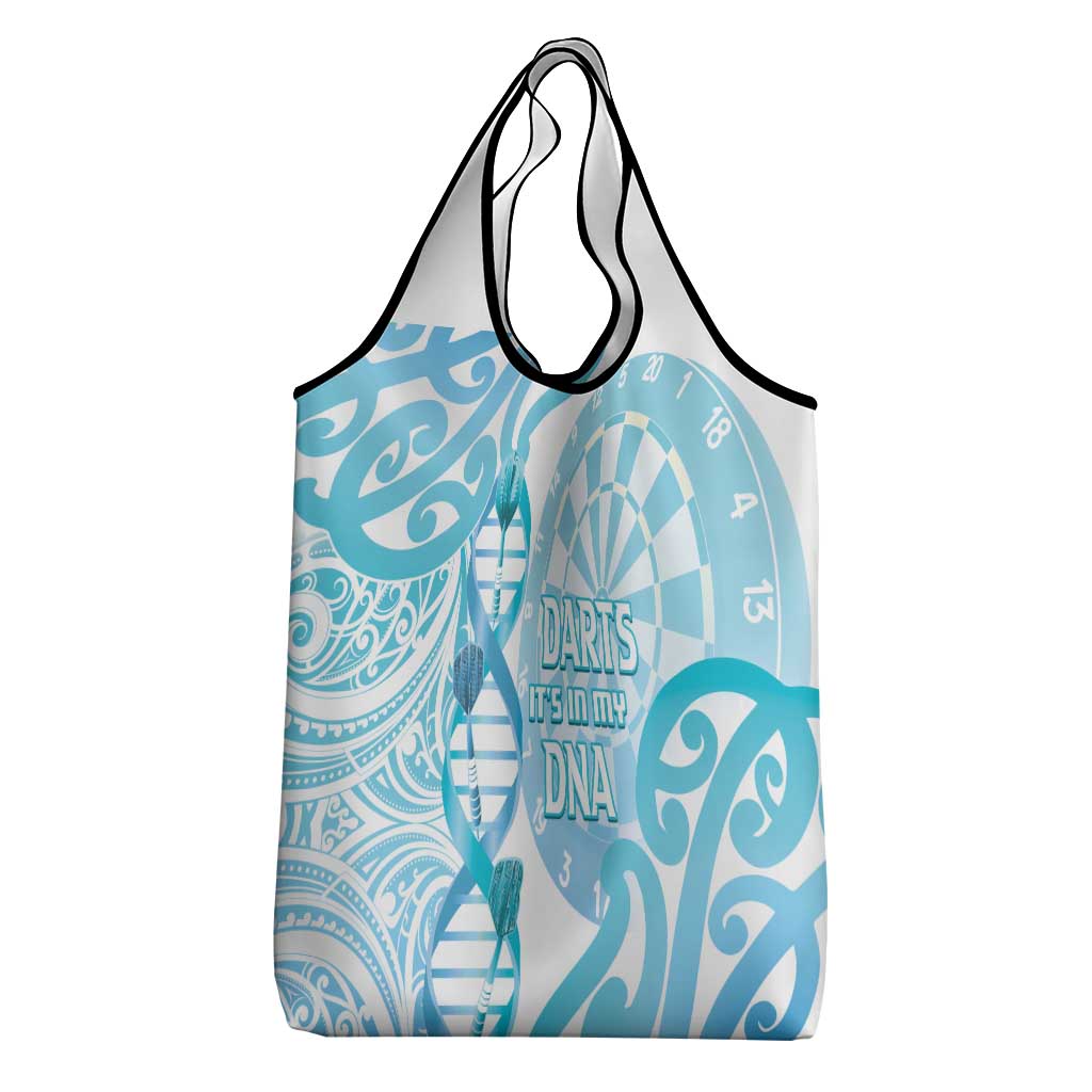 New Zealand Darts Grocery Bag Aotearoa Maori Its In My DNA White LT14 - Polynesian Pride