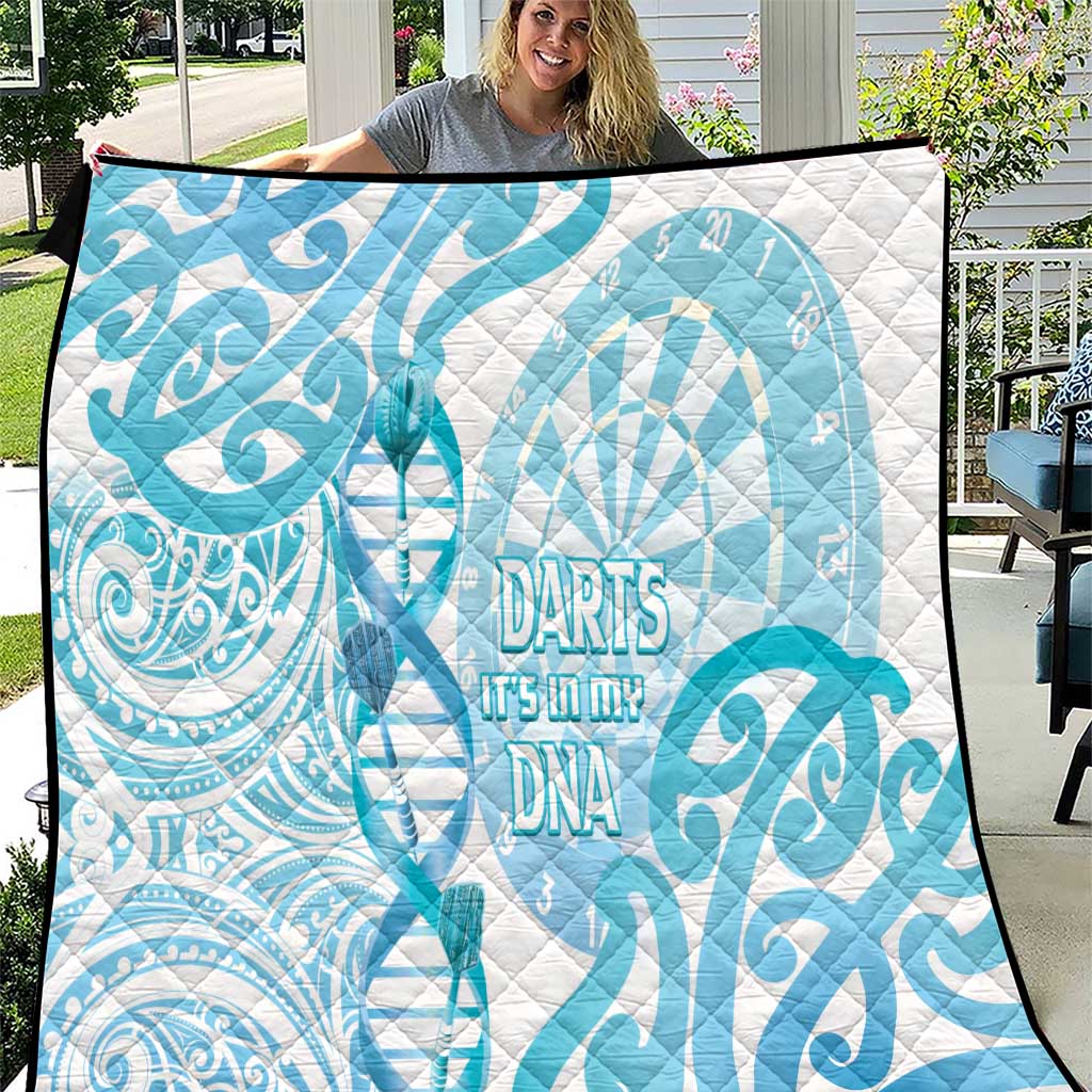 New Zealand Darts Quilt Aotearoa Maori Its In My DNA White - Polynesian Pride