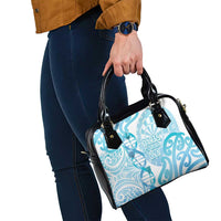 New Zealand Darts Shoulder Handbag Aotearoa Maori Its In My DNA White - Polynesian Pride