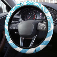 New Zealand Darts Steering Wheel Cover Aotearoa Maori Its In My DNA White LT14 - Polynesian Pride