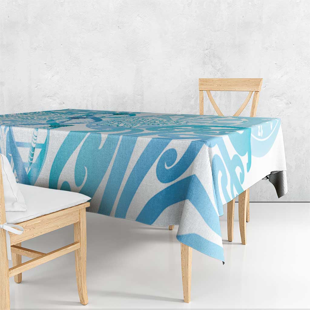 New Zealand Darts Tablecloth Aotearoa Maori Its In My DNA White LT14 - Polynesian Pride