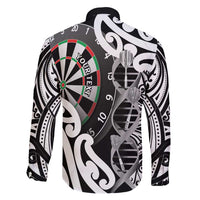 Personalised New Zealand Darts Family Matching Summer Maxi Dress and Hawaiian Shirt Aotearoa Maori Its In My DNA Black - Polynesian Pride