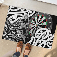 New Zealand Darts Rubber Doormat Aotearoa Maori Its In My DNA Black LT14 - Polynesian Pride