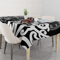New Zealand Darts Tablecloth Aotearoa Maori Its In My DNA Black LT14 - Polynesian Pride