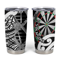 New Zealand Darts Tumbler Cup Aotearoa Maori Its In My DNA Black - Polynesian Pride