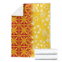 Kahili Quilt Hawaii Blanket Tropical Flower Seamless Half Style