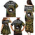 Personalised Australia And Vanuatu Family Matching Puletasi and Hawaiian Shirt Aboriginal Lizard Polynesia Ni-Van Pig Tusk