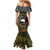 Personalised Australia And Vanuatu Mermaid Dress Aboriginal Lizard Polynesia Ni-Van Pig Tusk