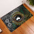 Personalised Australia And Vanuatu Rubber Doormat Aboriginal Lizard Polynesia Ni-Van Pig Tusk