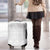 Tokelau White Sunday Luggage Cover Polynesian Pattern Gardenia Thunbergia